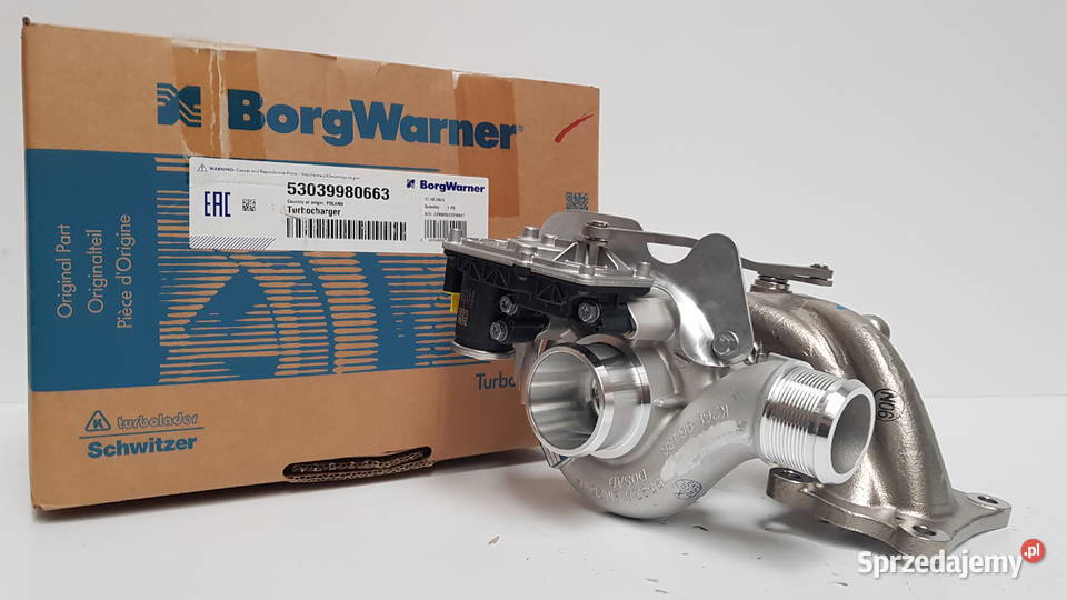 Turbosprężarka BorgWarner KKK 53039980663 ciężarowe Siedlce