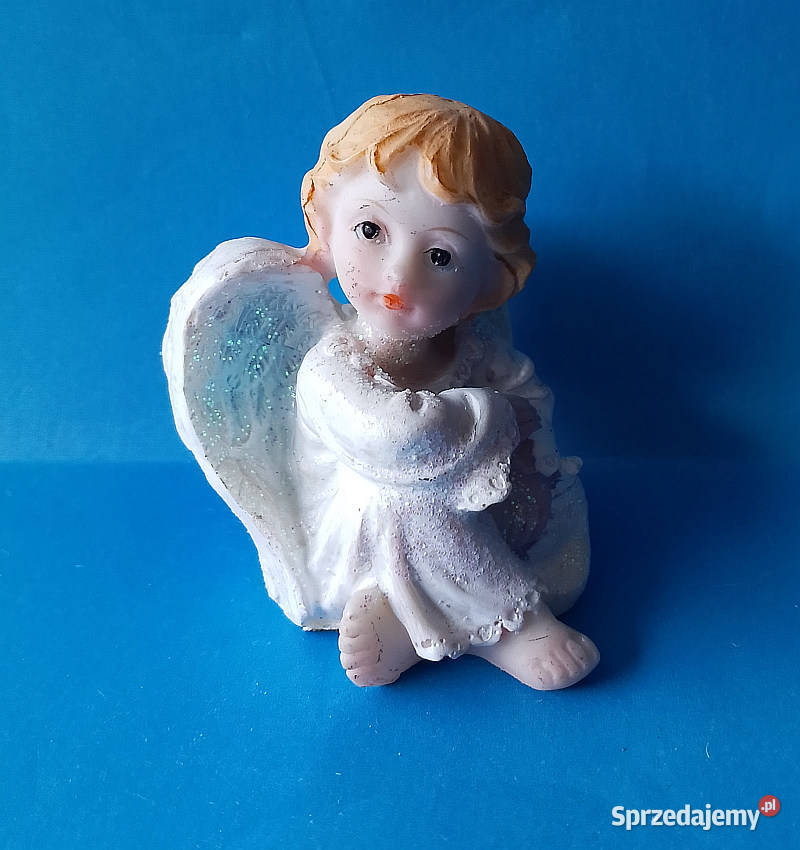 figurka ceramiczna Aniołek siedzący Suwałki sprzedam