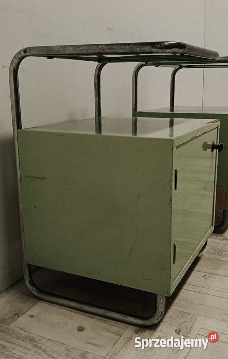 szafki nocne chrom Czechosłowacja Mucke Melder Radomsko