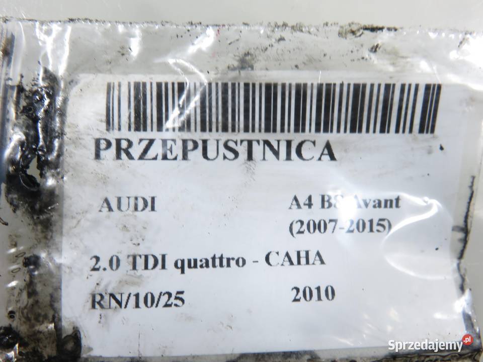 PRZEPUSTNICA AUDI A4 B8 20 TDI A2C83076000