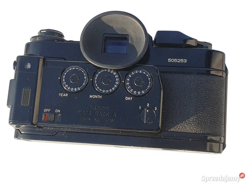 Stary aparat Canon A1 body Canon Data Back Japan Cieszyn