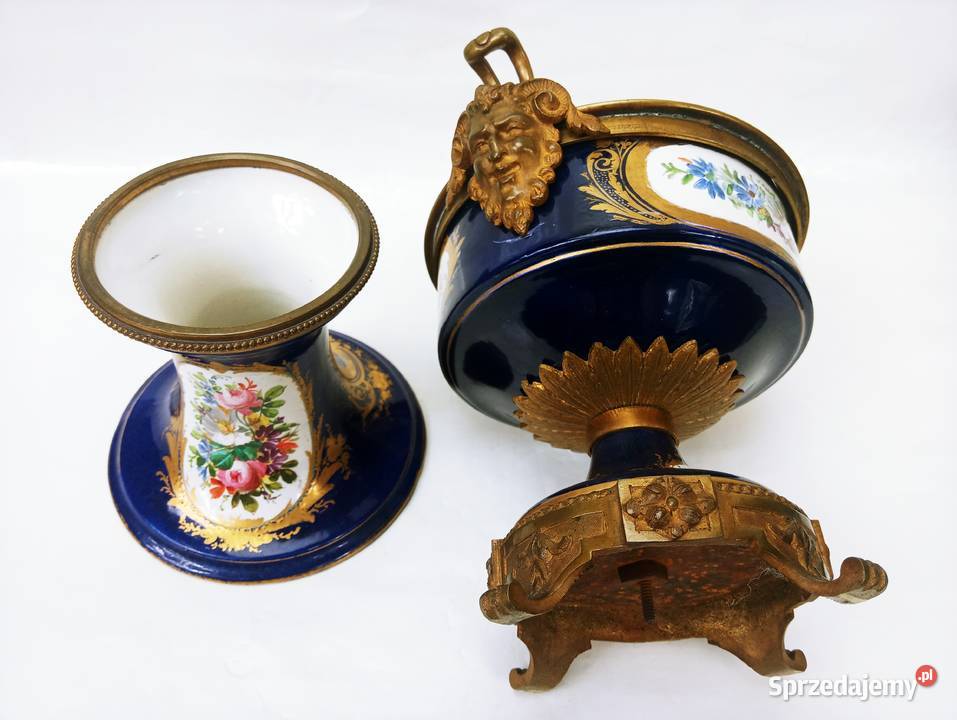 Sevres Amfora Portret Ludwik XVI Unikat 18 wiek Nowa Sól