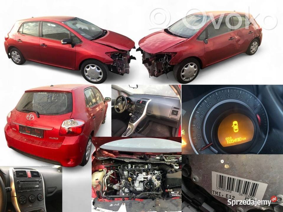 Toyota Auris I E15 Lift 12r Rączka podusfitki Skarżysko-Kamienna