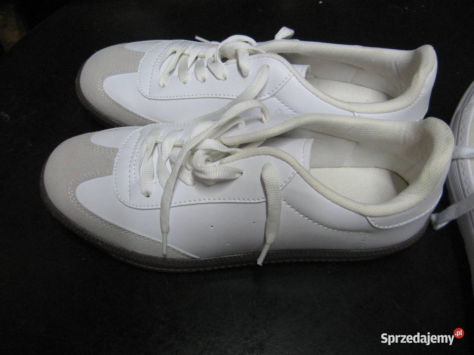 Trampki damskie 39 białe foto 2 pary warmińsko-mazurskie Olsztyn sprzedam