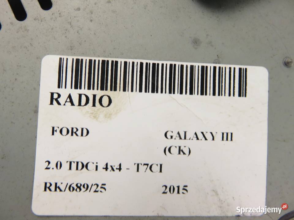 RADIO FORD GALAXY III CK EM2T19C107CF małopolskie sprzedam