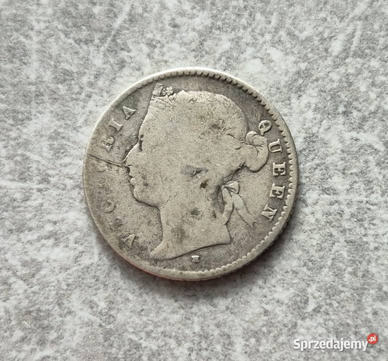 129 MAURITIUS srebro 20 Centów 1877 r H Wola Kruszyńska sprzedam