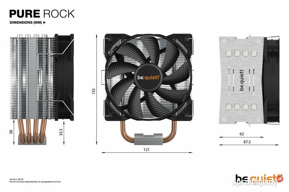 Be Quiet Pure Rock używane chłodzenie CPU LGA775 Bydgoszcz