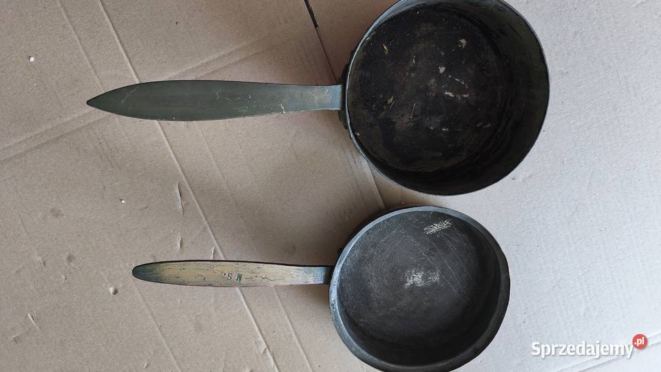 Stary zabytkowy rondel miedziany Toruń