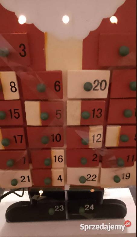 Drewniany kalendarz adwentowy Częstochowa