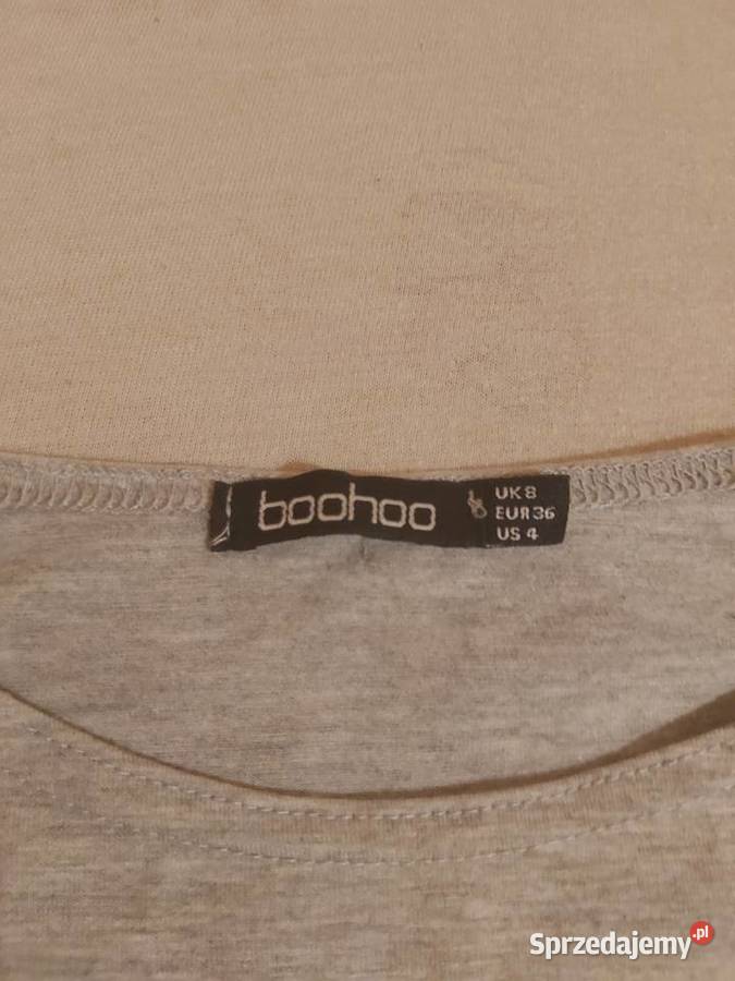 Sukienka szara boohoo Kraków