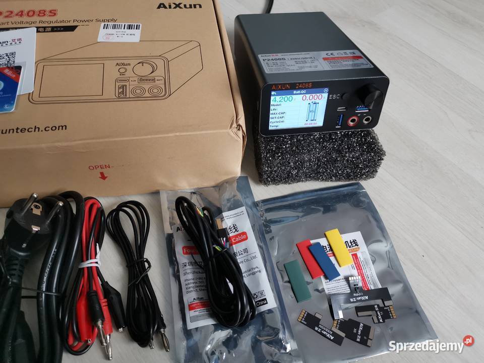 Zasilacz AIXUN P2408S 24V8A z testem prądu i Elektryczne Gdańsk sprzedam