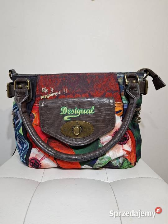 Desigual damska torebka do ręki kolorowa małopolskie Kraków sprzedam