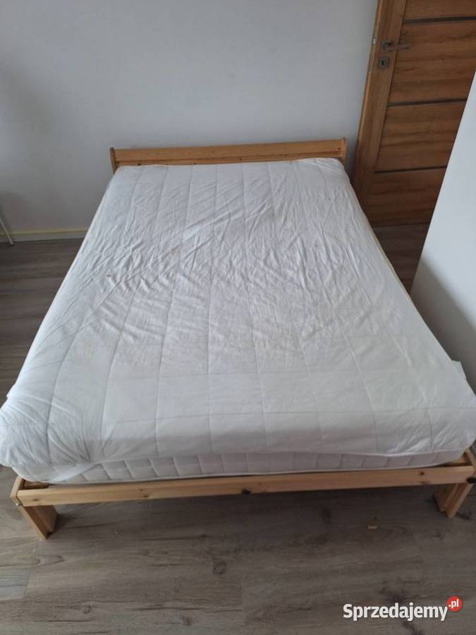 łóżko Ikea Neiden z materacem 140x200 Poznań