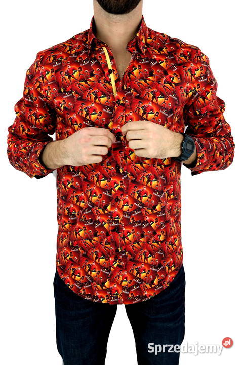 DANIEL BESSI Koszula Męska Fb052 Wesoła Ostrów Wielkopolski