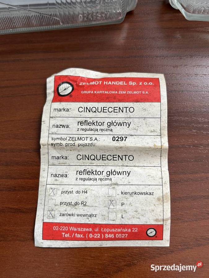 Nowe części FSM Cinquecento Chełm sprzedam