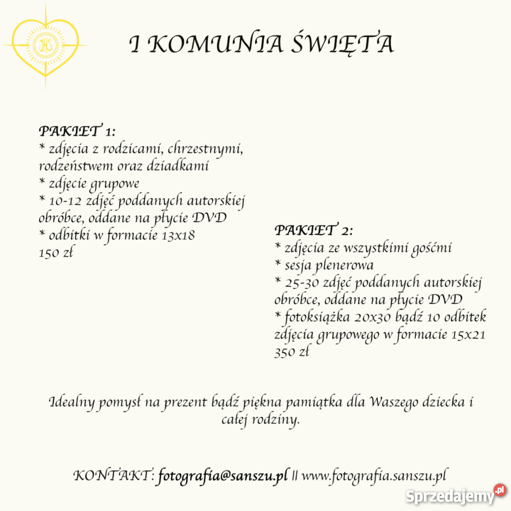 Fotograf na komunię I komunia święta Leszno