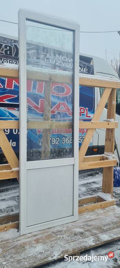 OKNO KacprzaK 77x220 FIX OKNA Używane Witryna Lublin sprzedam