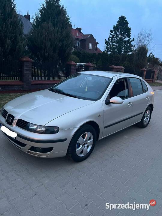 Seat leon 16benzyna 2004r 209000 przebieg opłaty podlaskie Łomża