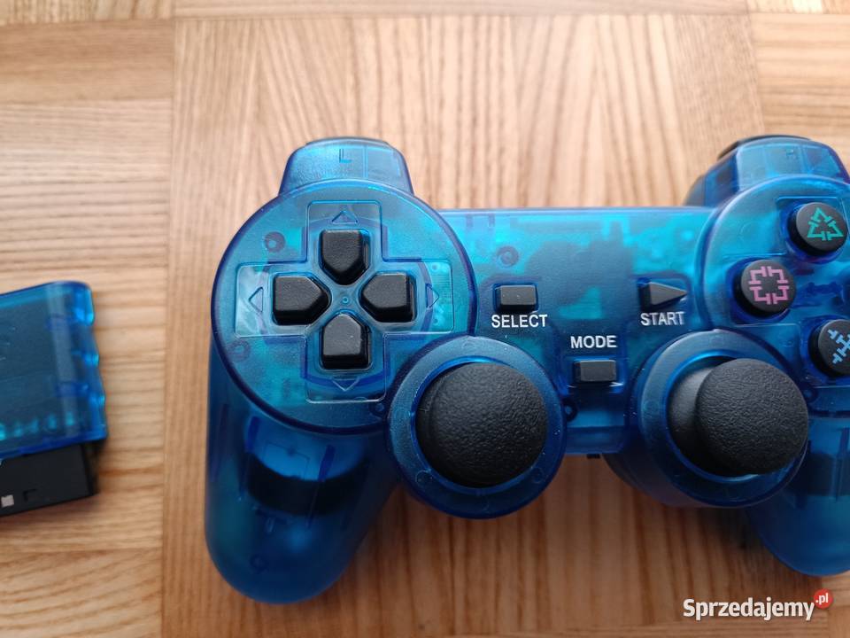 Pad bezprzewodowy PlayStation 2 2 niebieski nowy Pruszków