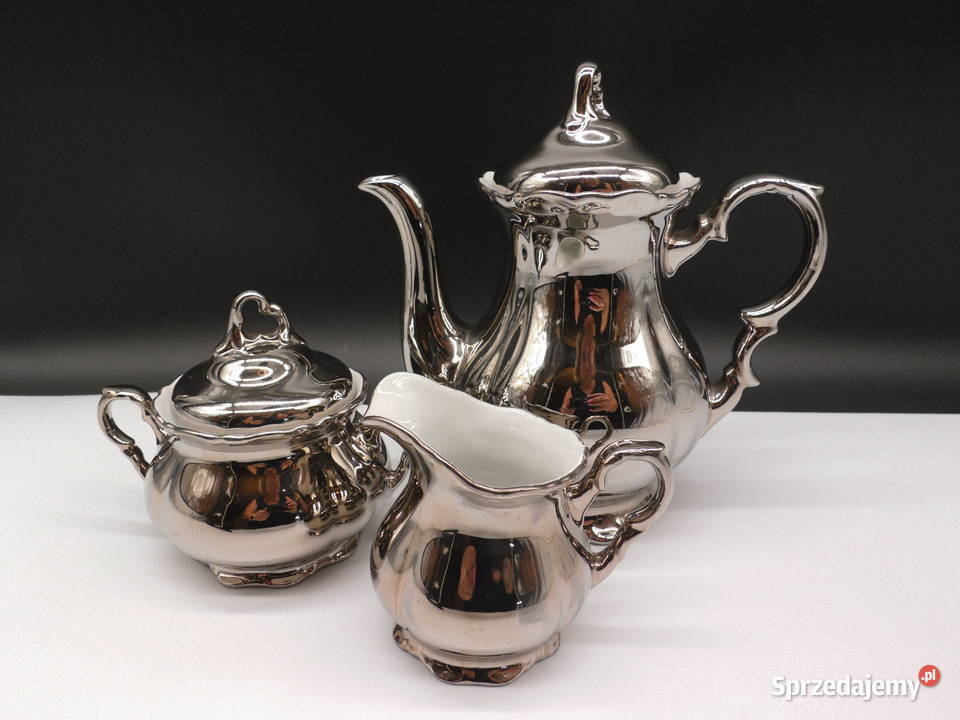 Serwis Porcelanowy BAVARIA w Kolorze Porcelana i szkło