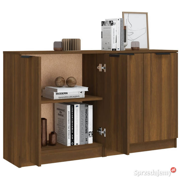 Szafki 2 brązowy dąb 60x30x70 materiał Warszawa