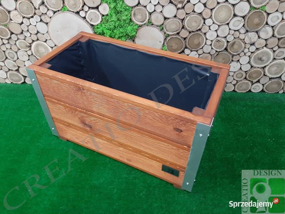 Donica drewniana 703541 CYNTIA nowoczesna donica Oborniki