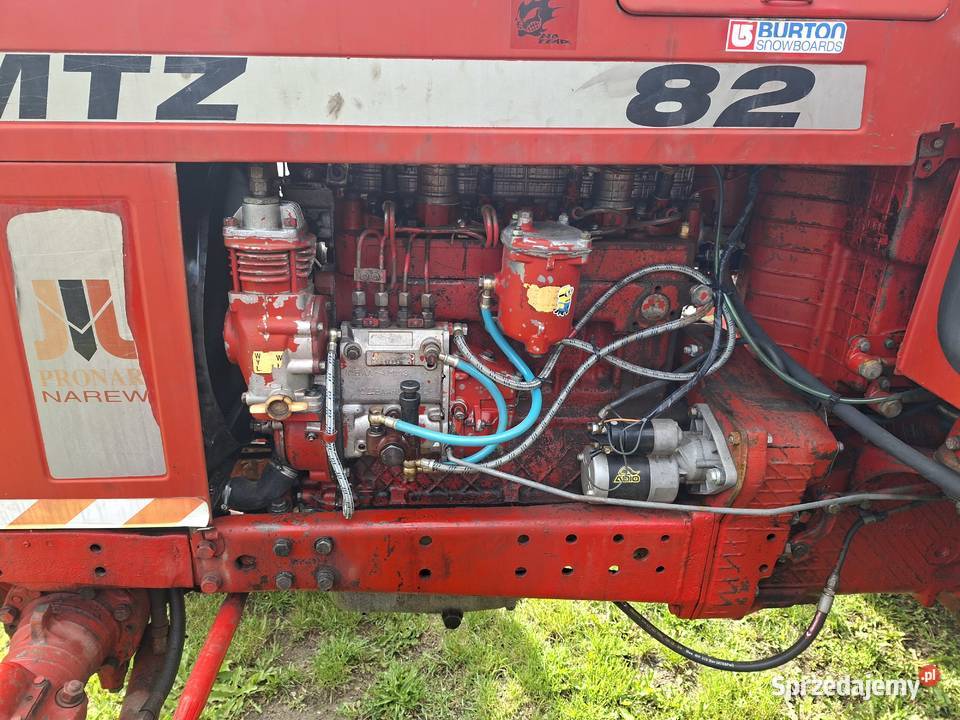 Ciągnik MTZ 82 w komplecie z pługiem Grójec