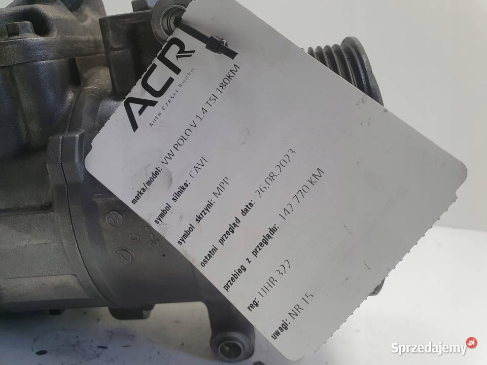 VW Polo V GTI 14 TSI SPRĘŻARKA KLIMATYZACJI osobowe lubelskie Janów