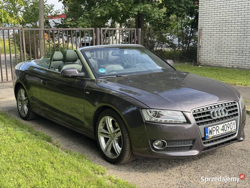 Audi A5 Kabriolet 2010 SLine Bang Olufsen Skóra światła przeciwmgielne Pruszków