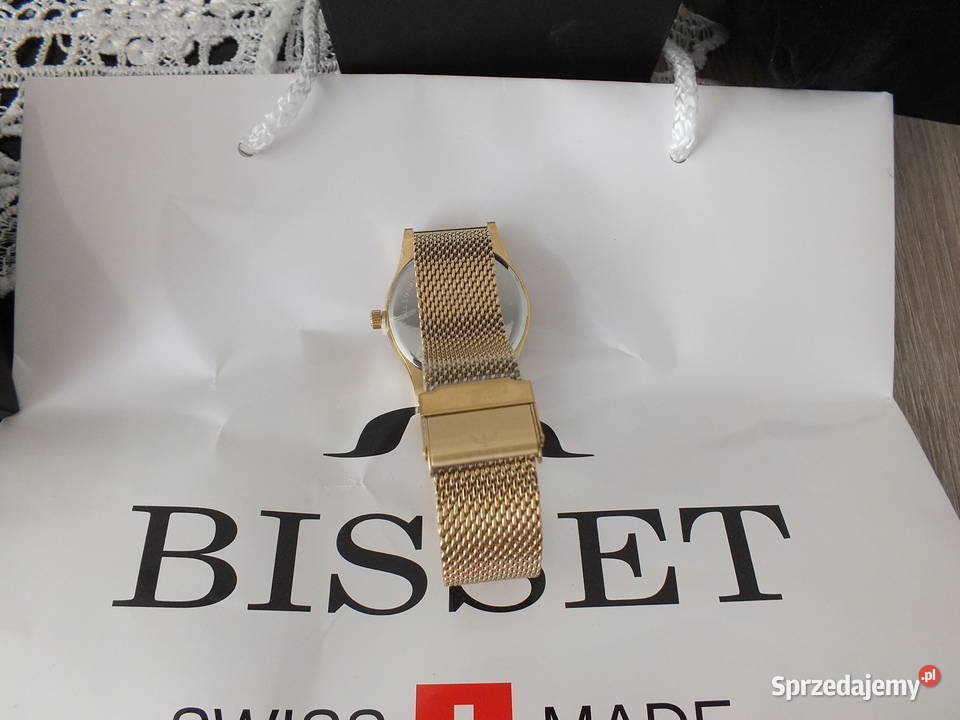 Zegarek Bisset Nowy Swiss Made Kurier Zegarki i Biżuteria śląskie Golasowice