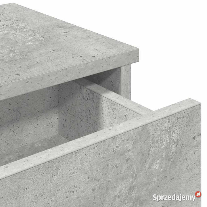 Półka ścienna z szufladami szarość betonu Warszawa sprzedam