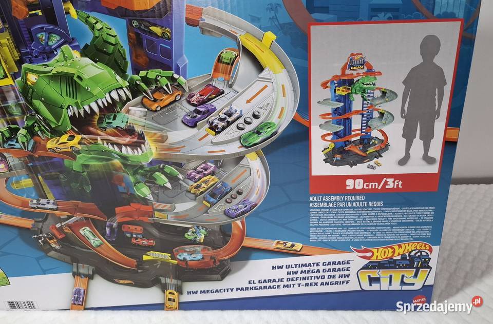 Hot Wheels Mega Garaż TRexa Mega Garage nowy Czeladź sprzedam
