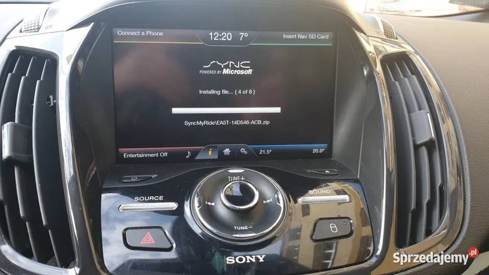 FORD Sync 2 Sync 3 Android Auto menu MAPA USA Szczecinek