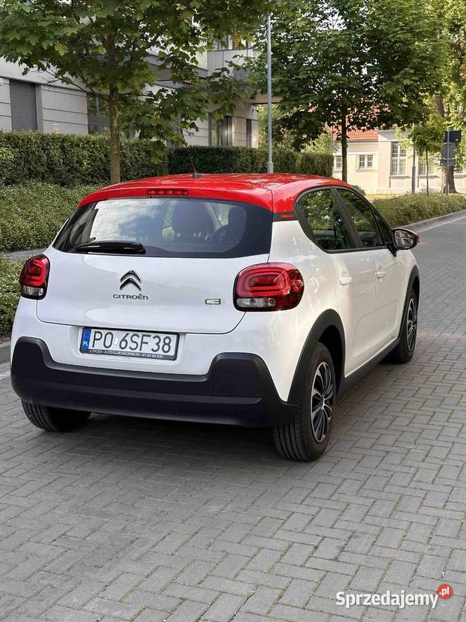 CITROEN S C3 2020 Mały Przebieg samochód osobowy C3 Poznań