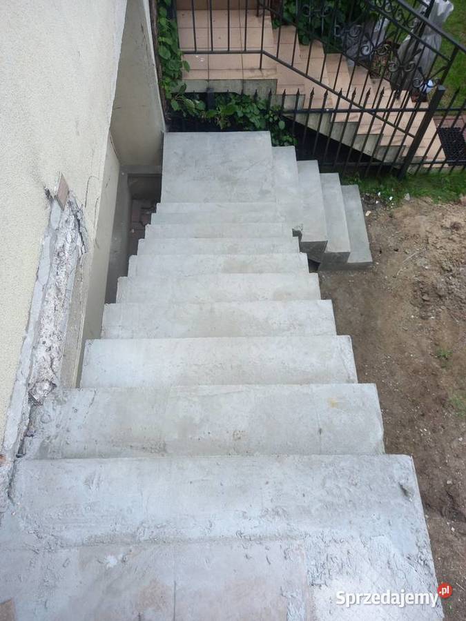 Schody betonowe Fundamenty i usługi murarskie Warszawa