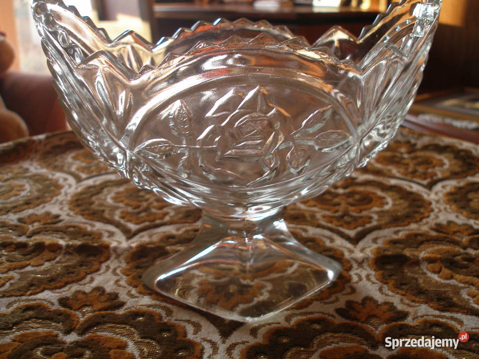 Żandiniera szklana Huta Szkła Ząbkowice Warszawa