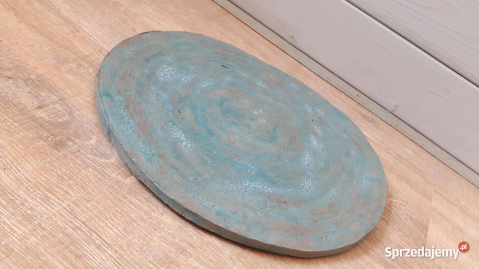 Talerz ceramiczny ręcznie wykonany Dekoracje i ozdoby sprzedam
