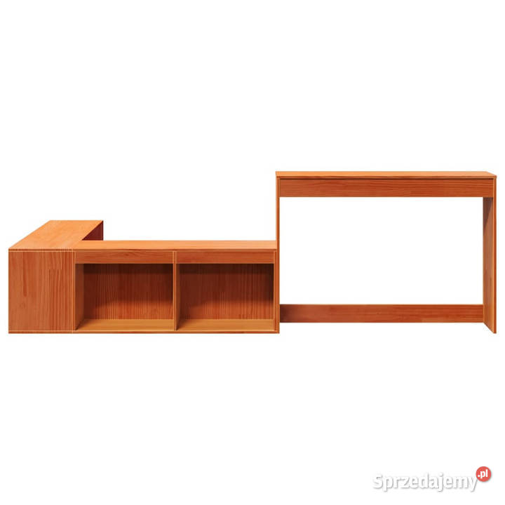 Szafka nocna z biurkiem woskowy brąz 222x122x75 Warszawa