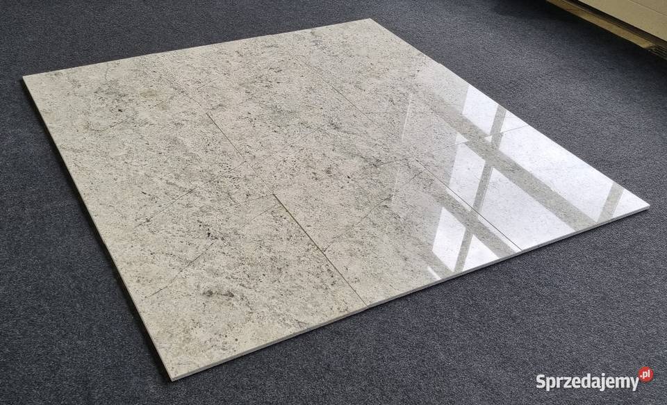 Płytki granitowe Colonial White polerowane białe Bielawa