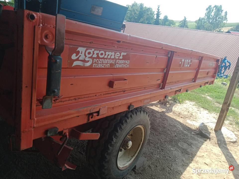Przyczepa Agromet T 103 z kiprem Fabrycznna Bochnia