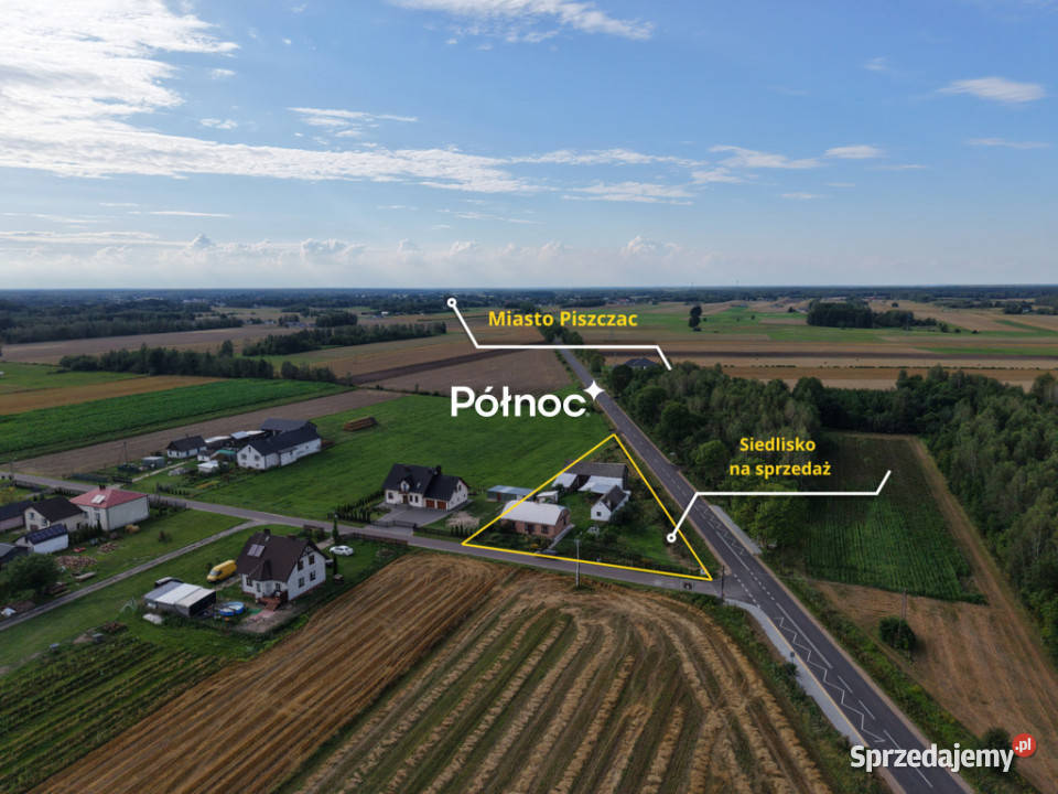 Na sprzedaż dom z działką 2440m2 Piszczac sprzedam