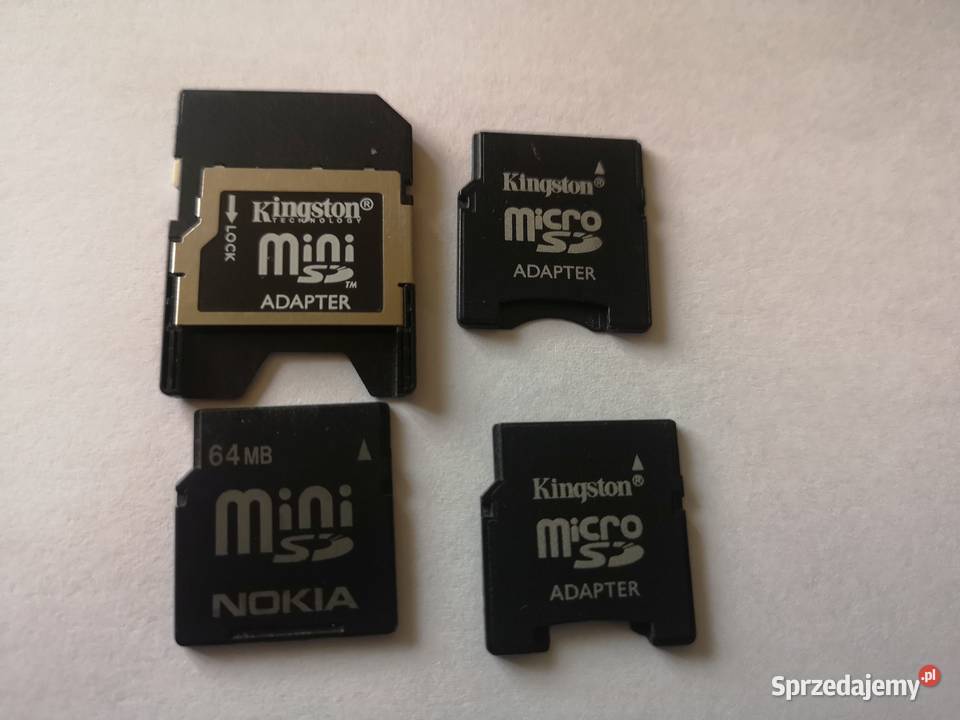 Karta Pamięci Mini SD NOKIA 64Mb Skomielna Biała