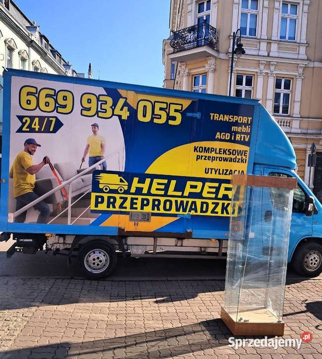 HELPER przeprowadzki utylizacja mebli schodołaz Bydgoszcz