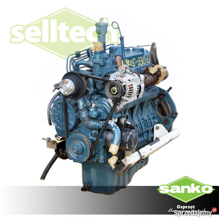 kompletny silnik KUBOTA D1405 diesel 4 cylindry