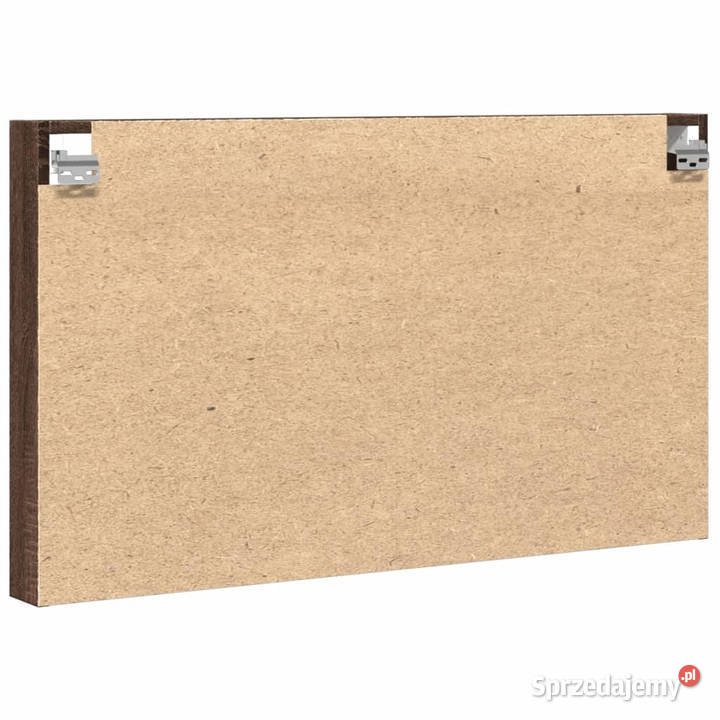 Witryna brązowy dąb 100x85x58 materiał Warszawa