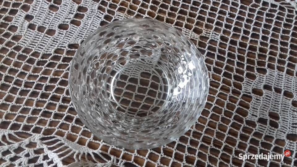 Salaterki szklane przezroczyste Vintage do Kraków sprzedam