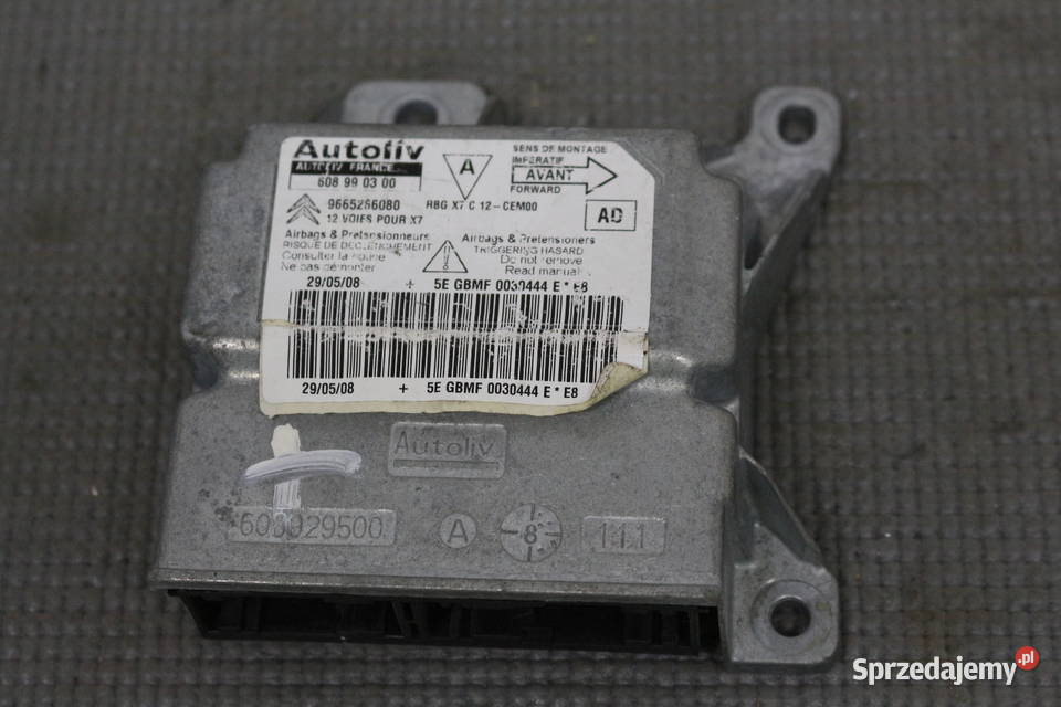 CITROEN C5 III X7 SENSOR PODUSZEK 9665266080 sprzedam