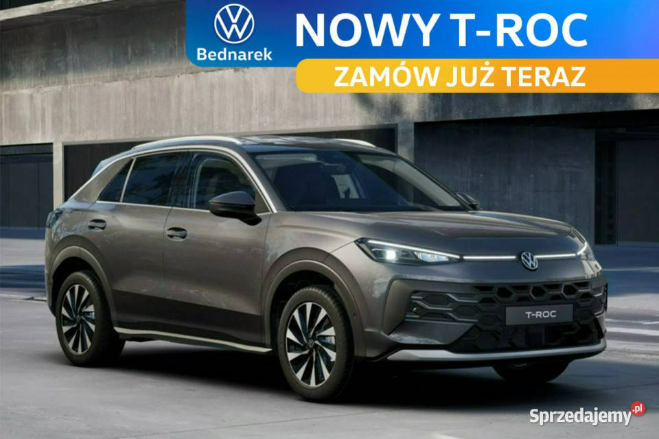 Volkswagen TRoc Style 15 eTSI 116 DSG Zamów już podgrzewane fotele Łódź sprzedam