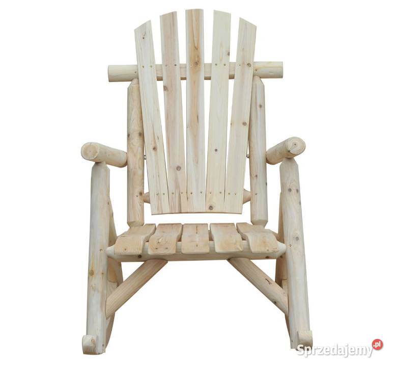 Fotel bujany drewniany małopolskie Brzesko