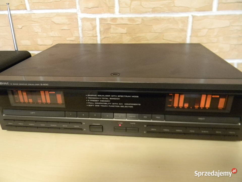 Tanio korektor graficzny z analizatorem widma Wzmacniacze i pokrewne Dębołęka